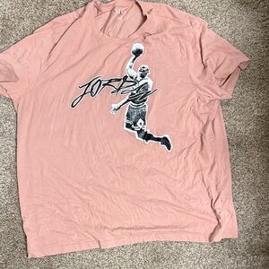 Jordan Men's Salmon Graphic Tee